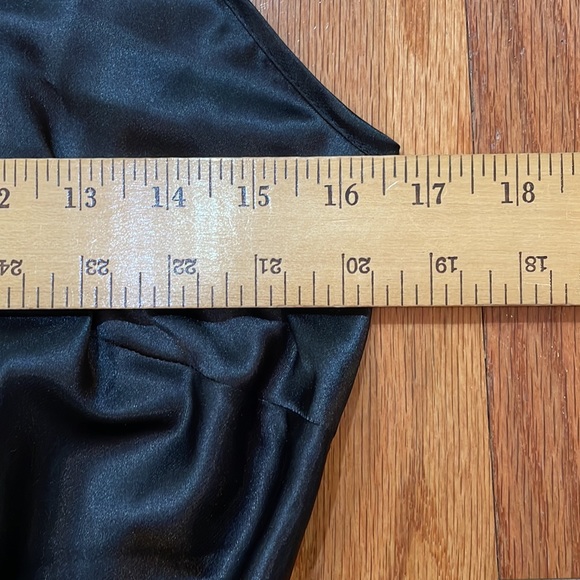 Black Slip Dress Spaghetti Strap Medium/large - Picture 3 of 14